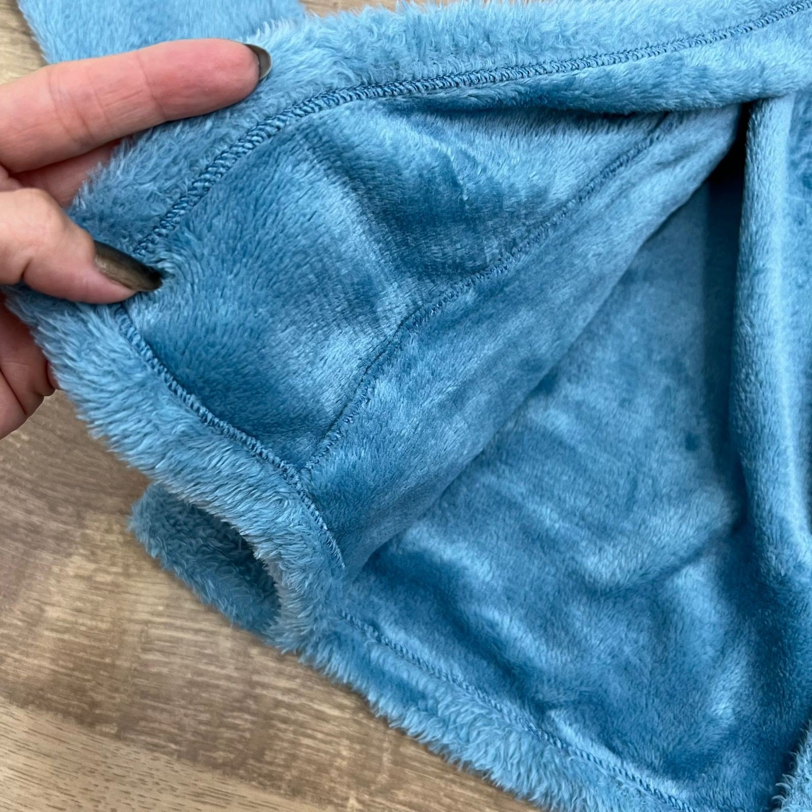 casaco aberto de pelo 1