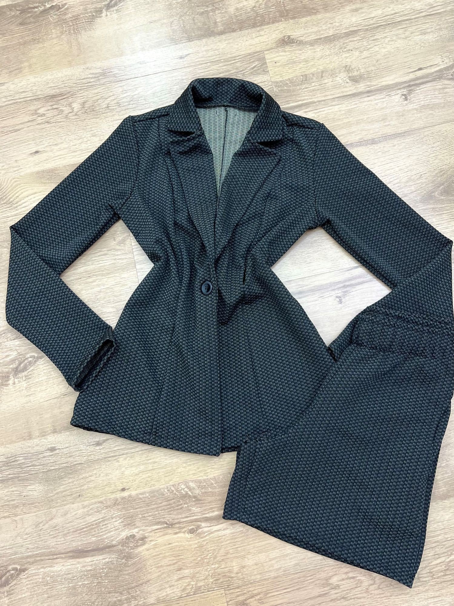 conjunto blazer shorts verde