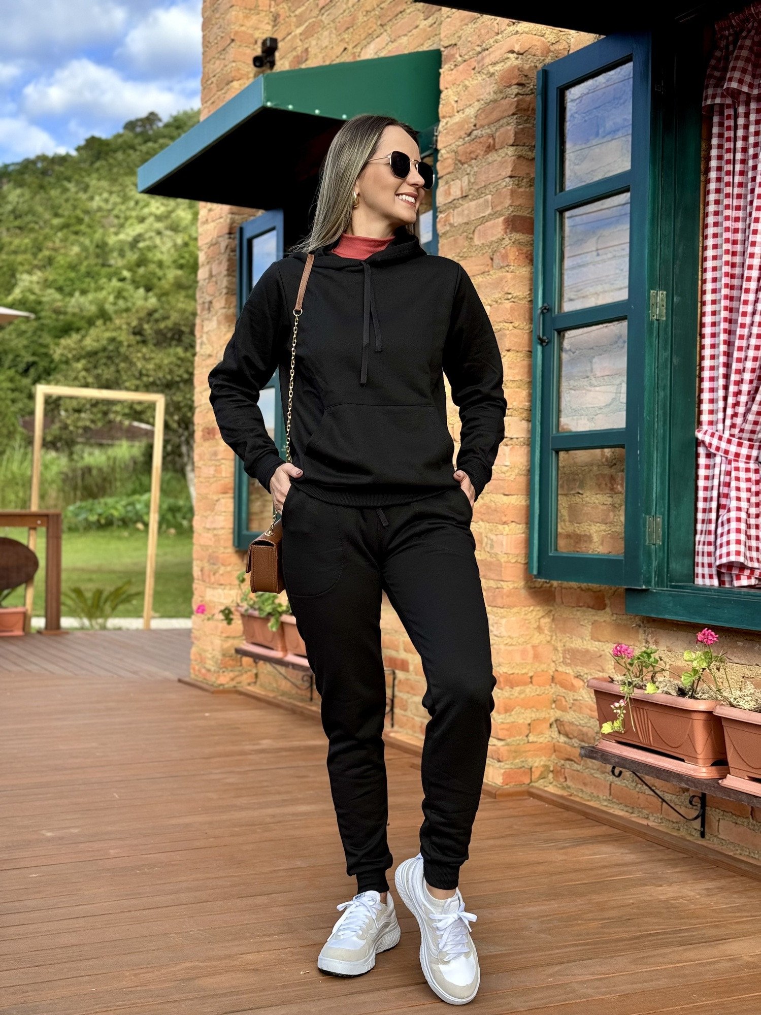 conjunto de moletom liso 2