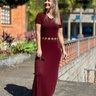 vestido longo decote v 6
